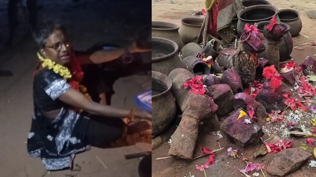 साड़ी-चूड़ियां पहन रात को मंदिर में पूजा कर रहे थे रिटायर्ड टीचर, काला जादू के शक में भीड़ ने दी सजा