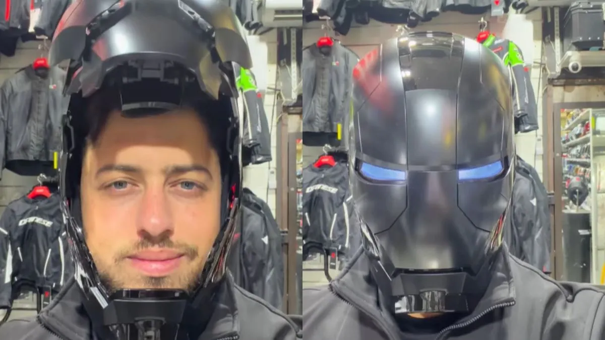 इस यूनिक हेलमेट ने खींचा लाखों लोगों का ध्यान, Video को मिले 1.6M लाइक्स