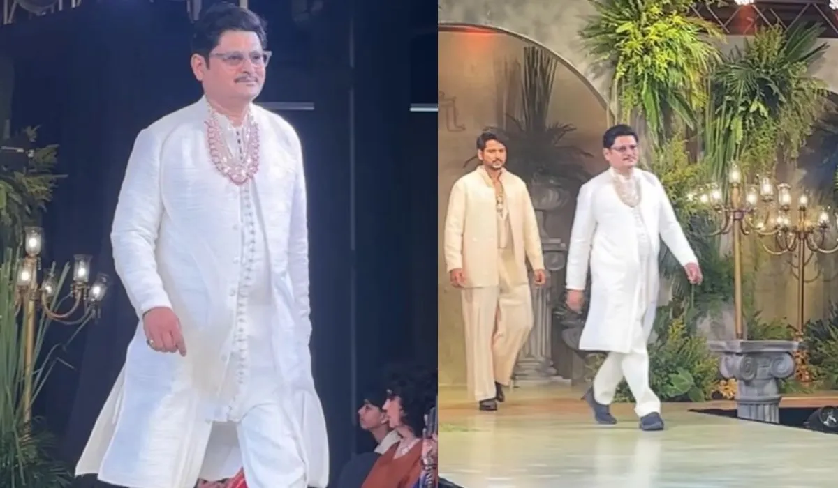भाबीजी घर पर हैं के तिवारी जी का नया अवतार, रैंप पर अंगूरी भाभी के पति का दिखा जलवा, वीडियो वायरल