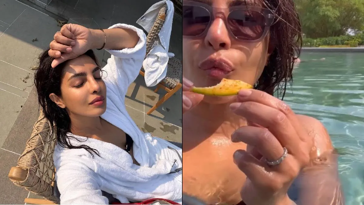 कच्ची कैरी का स्वाद, पूल में प्रियंका चोपड़ा ने की मस्ती, हर झलक में दिखी देसी गर्ल की अदाएं