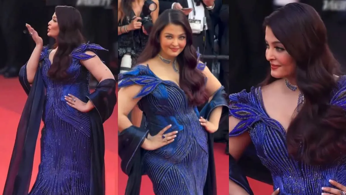 Cannes 2026: ऐश्वर्या राय का फर्स्ट लुक आया सामने, ब्लू इलैक्ट्रिक गाउन में रेड कार्पेट पर उतरीं ‘कान क्वीन’, देखकर चहक उठे फैन