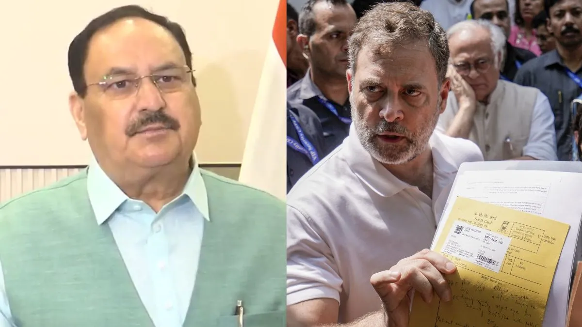 ‘वंदे मातरम् पर घिरी कांग्रेस, फजीहत के डर से राहुल गांधी ने रचा नया ड्रामा’, जेपी नड्डा ने साधा निशाना