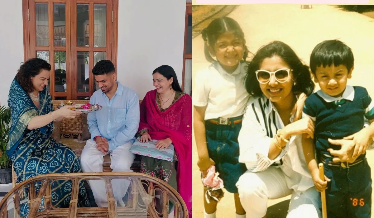 रक्षाबंधन पर कंगना रनौत ने भाई पर लुटाया प्यार, रिद्धिमा ने रणबीर संग शेयर की रेयर फोटो, सितारों ने सिबलिंग के लिए शेयर किया हार्टवॉर्मिंग पोस्ट