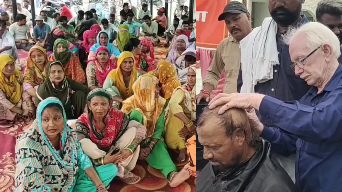 करनाल में सफाई कर्मचारियों ने मुंडवाए सिर, नहीं मानी सरकार की चेतावनी, बोले- ‘निलंबन और कार्रवाई से नहीं डरेंगे’