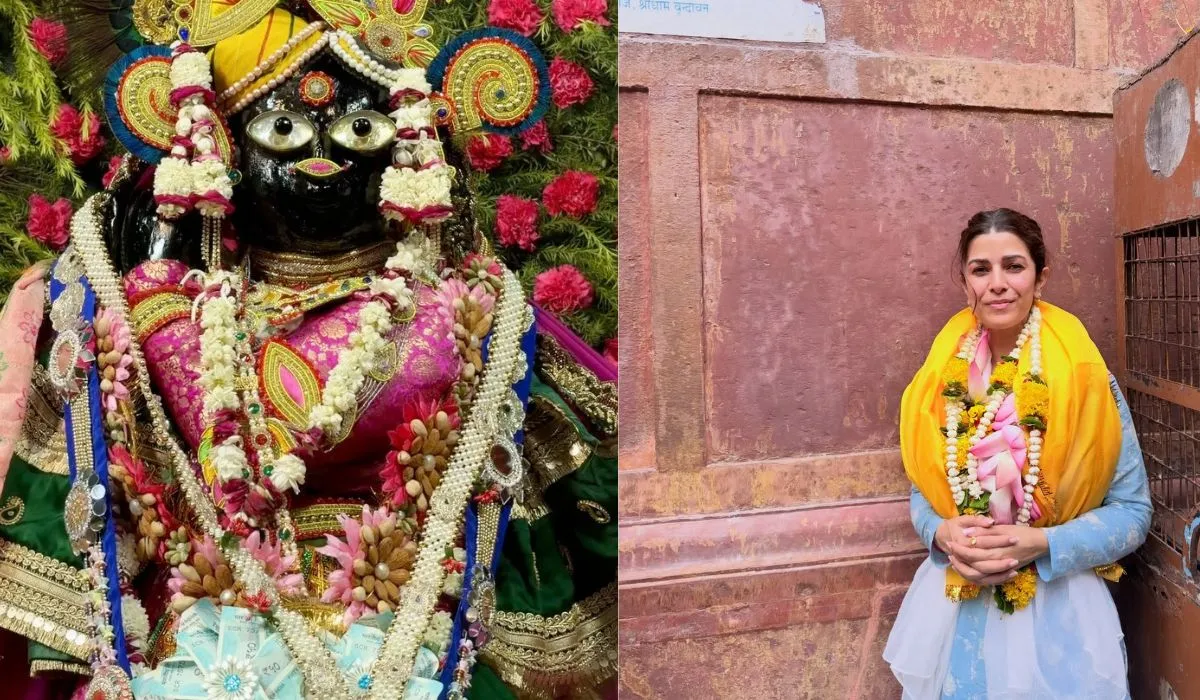 कृष्ण जन्माष्टमी पर वृंदावन पहुंचीं निमरत कौर, किए बांके बिहारी के दर्शन, हेमा मालिनी ने भी दी शुभकामनाएं